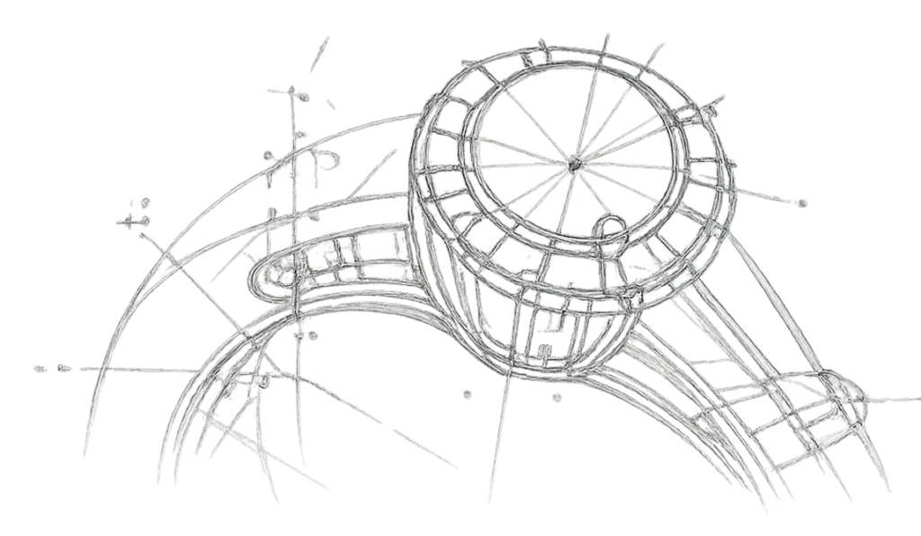 SKETCH RING CAD DESIGN